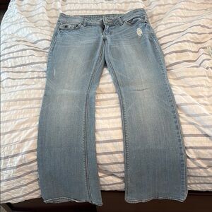 American Eagle Outfitters Light Blue Stretch Denim
